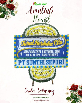 Papan Bunga Duka di Gajah Putih