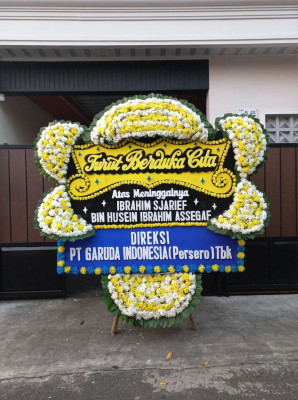 Papan Bunga Duka di Gajah Putih