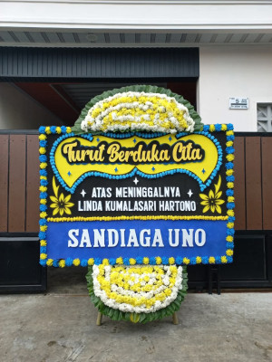 Papan Bunga Duka di Gajah Putih