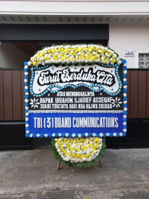 Papan Bunga Duka di Gajah Putih
